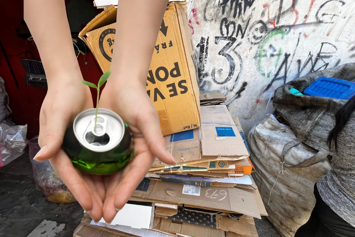 El reciclar material se ha convertido en una forma de vida para muchos pepenadores. Foto: Alejadro Ávila.