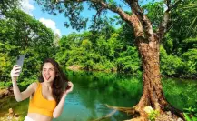 Este río forma un arroyo de aguas cristalinas, ideal para pasar un fin de semana