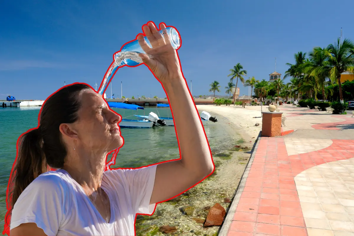 ¡Calorón! Se esperan temperaturas de 40 a 45°C en Baja California Sur debido a una onda de calor. Fotos: Canva.