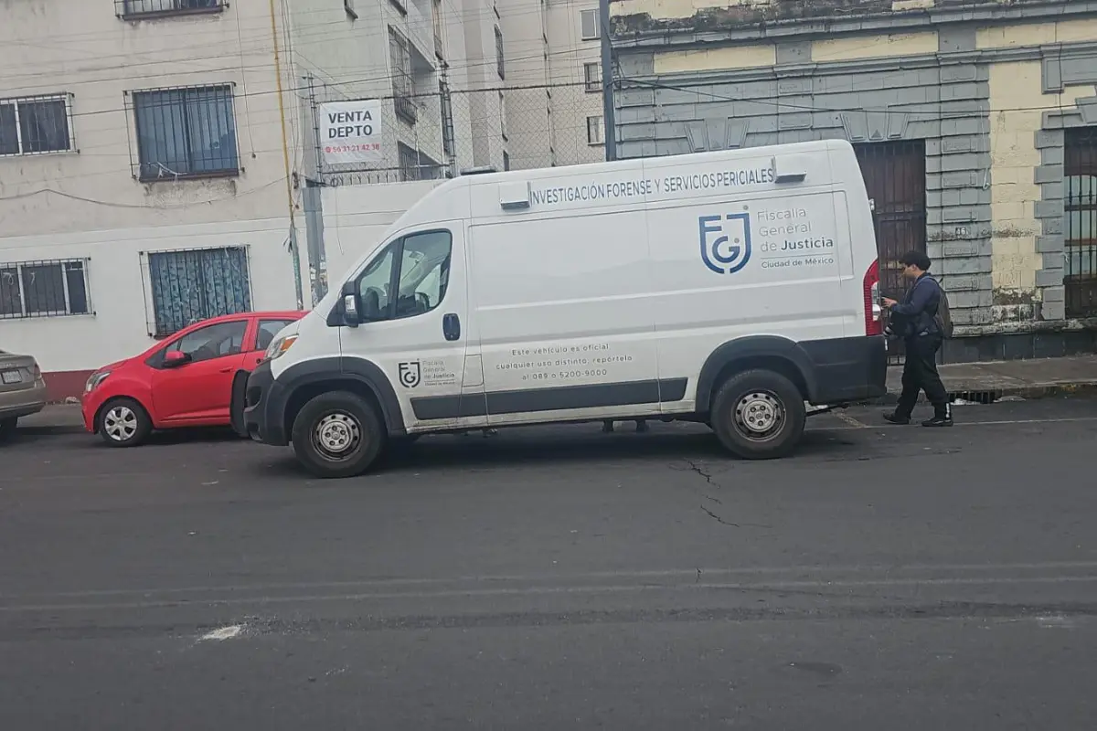 Camioneta forense. Foto: Ramón Ramírez