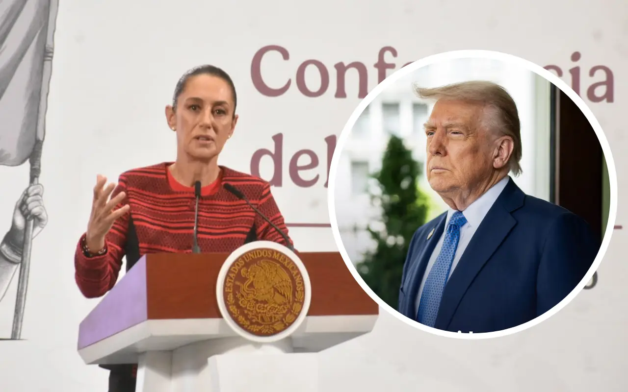Claudia Sheinbaum y Donald Trump. Foto: Enrique Pérez Huerta / X (@WhiteHouse)