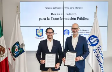 David de la Peña firma convenio de becas para servidores púbicos con el Tec
