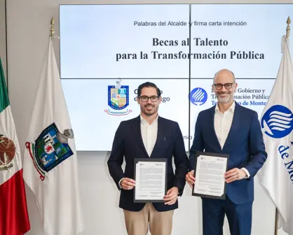 David de la Peña firma convenio de becas para servidores púbicos con el Tec