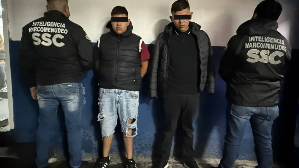 Detienen a dos presuntos integrantes de La Unión Tepito en Venustiano Carranza