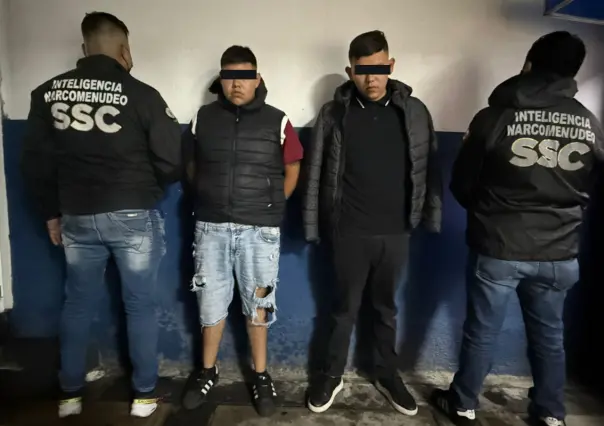 Detienen a dos presuntos integrantes de La Unión Tepito en Venustiano Carranza