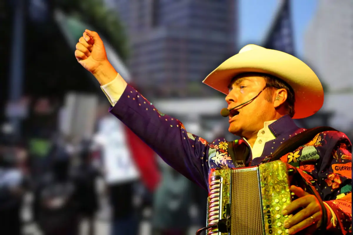 Los Tigres del Norte: la voz del pueblo migrante con su mensaje “Uniendo Fronteras” (Foto: IG @lostigresdelnorte / Web, AP / Canva)