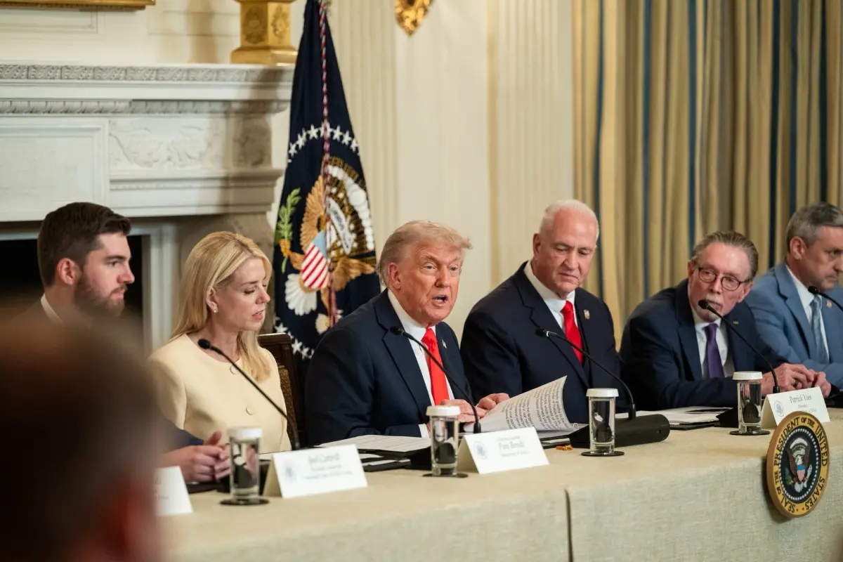 Reunión de Donald Trump Foto: The White House
