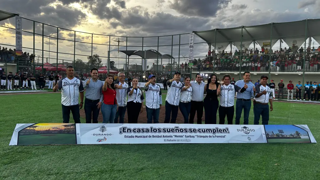 Inauguran nuevo estadio de beisbol en Durango; este es su nombre y ubicación
