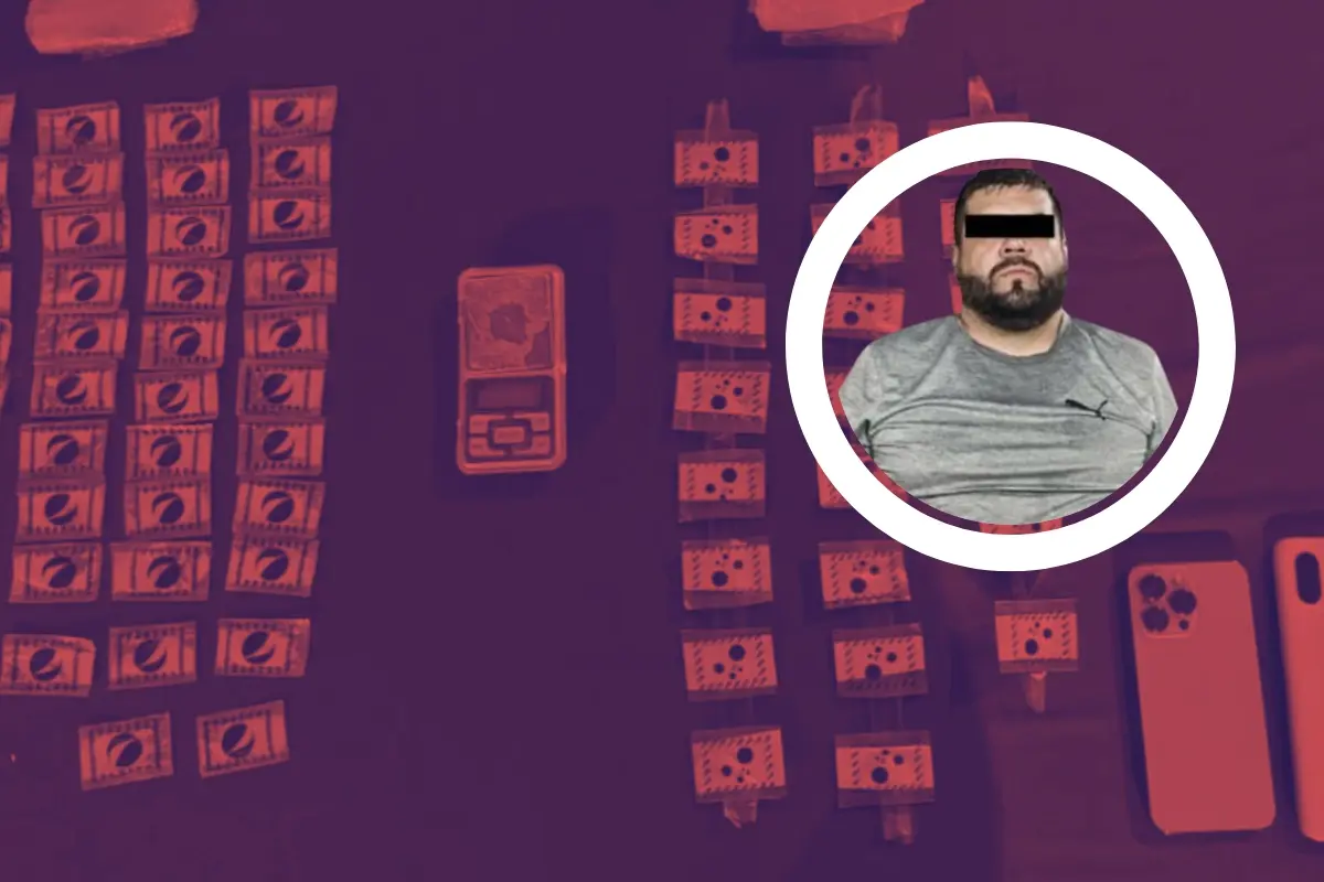 El detenido identificado como La Rocka. Foto: Canva
