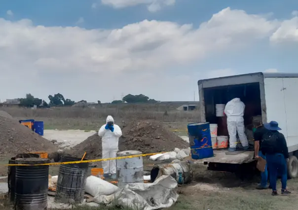Tiran residuos tóxicos en el Lago de Texcoco; acaban en prisión preventiva