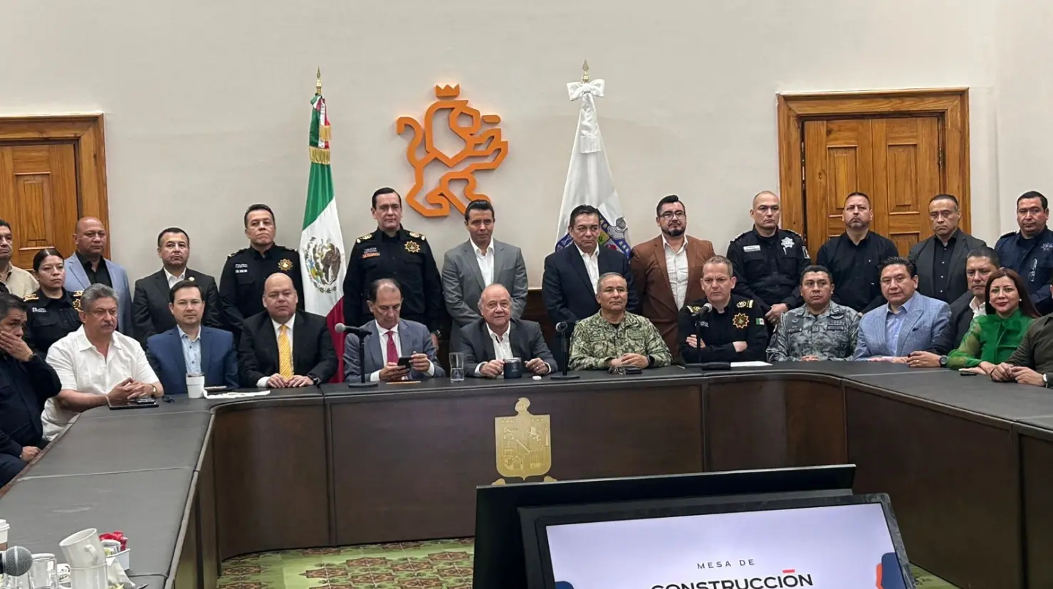 El Comisario de Fuerza Civil mencionó que se trabaja en colaboración con el Ayuntamiento de Linares y con la participación del alcalde. Foto: Rosy Sandoval.