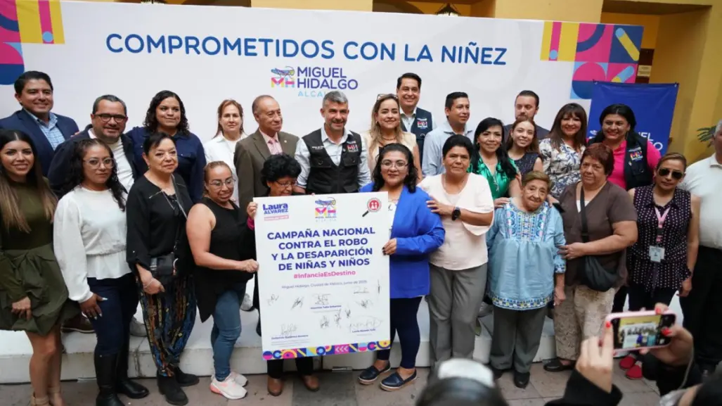 Lanzan primera campaña nacional contra el robo de niños en la Miguel Hidalgo