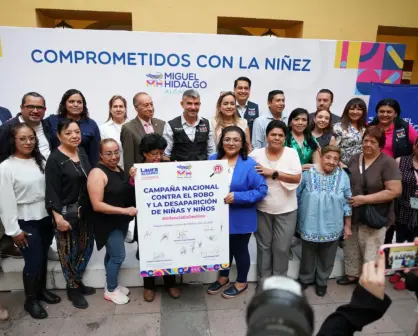 Lanzan primera campaña nacional contra el robo de niños en la Miguel Hidalgo