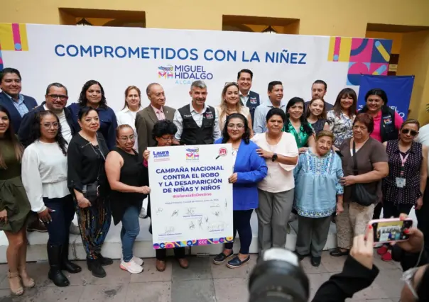 Lanzan primera campaña nacional contra el robo de niños en la Miguel Hidalgo