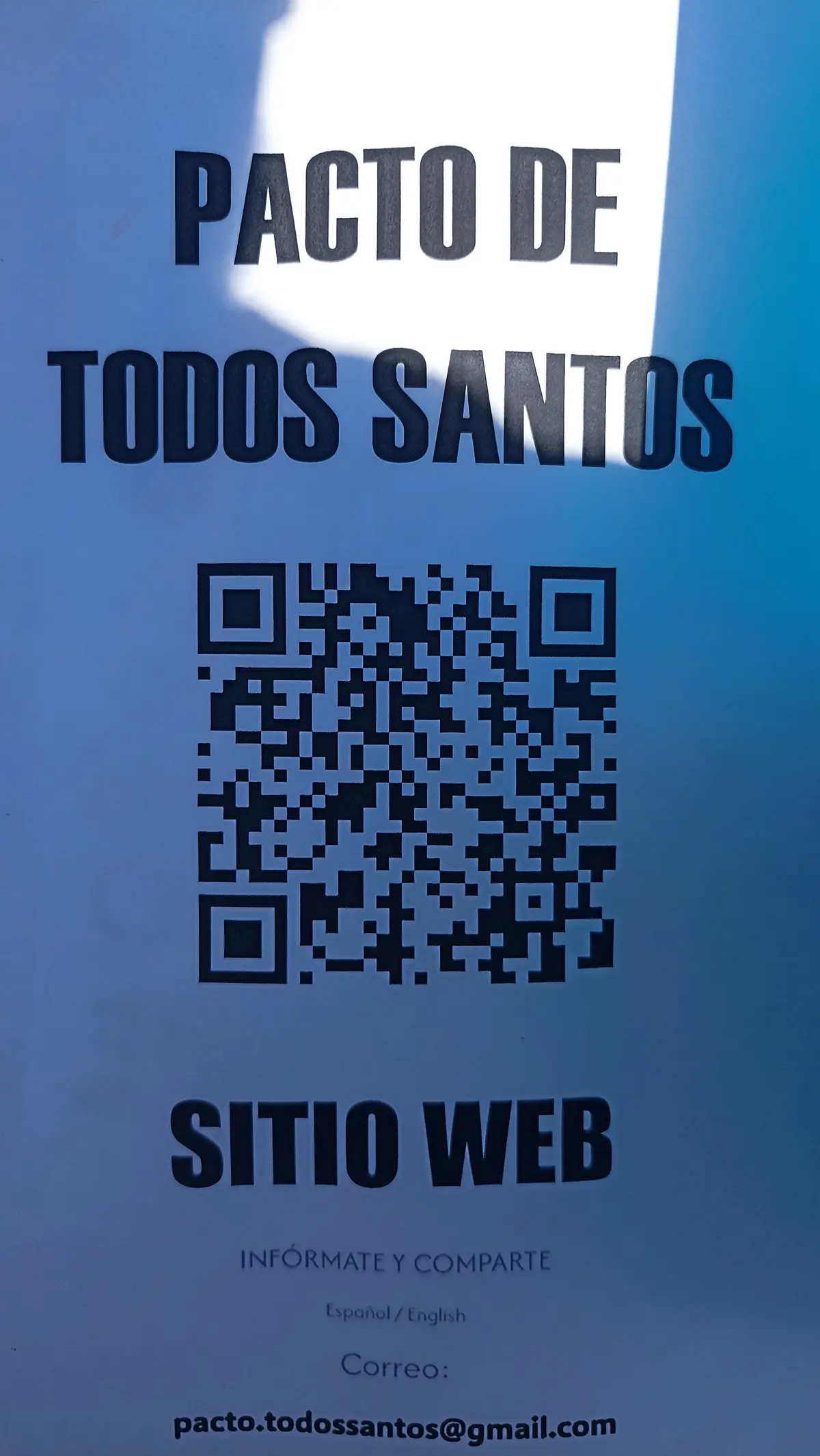 Para más información puedes seguir el QR