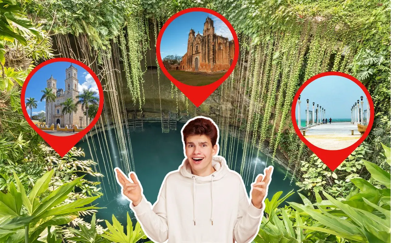 ¿Cuáles son 3 pueblos mágicos perfectos para conocer cenotes? Foto: Yucatán Travel | Canva