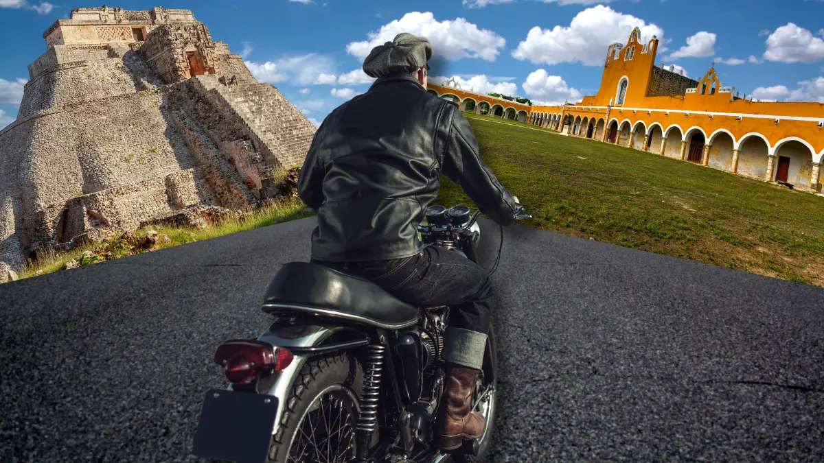 Recorrer Yucatán en moto es para los amantes de la adrenalina y la velocidad Foto: Canva/Alexis Lara