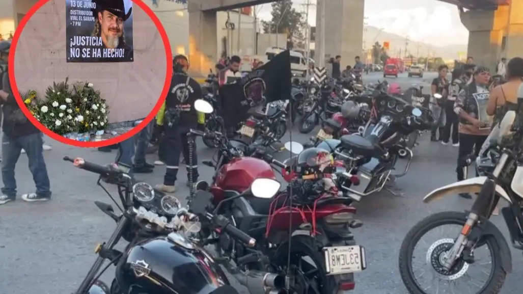 Motociclistas se manifiestan en Saltillo para exigir justicia por Jonathan Chávez
