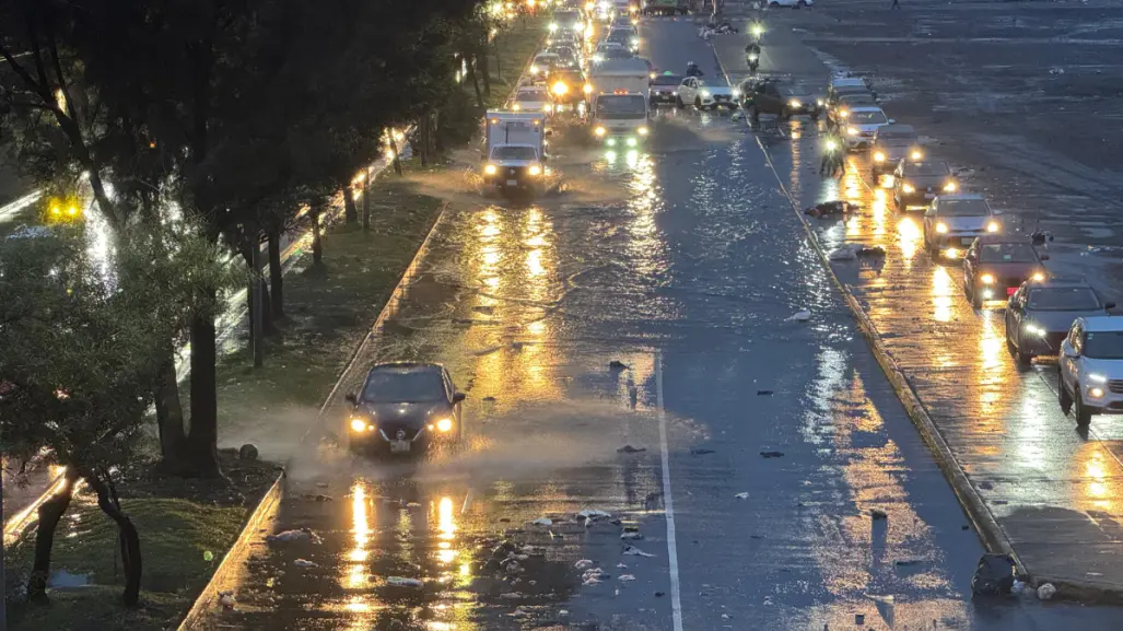 CDMX bajo el agua: lluvias causan inundaciones y caída de árboles