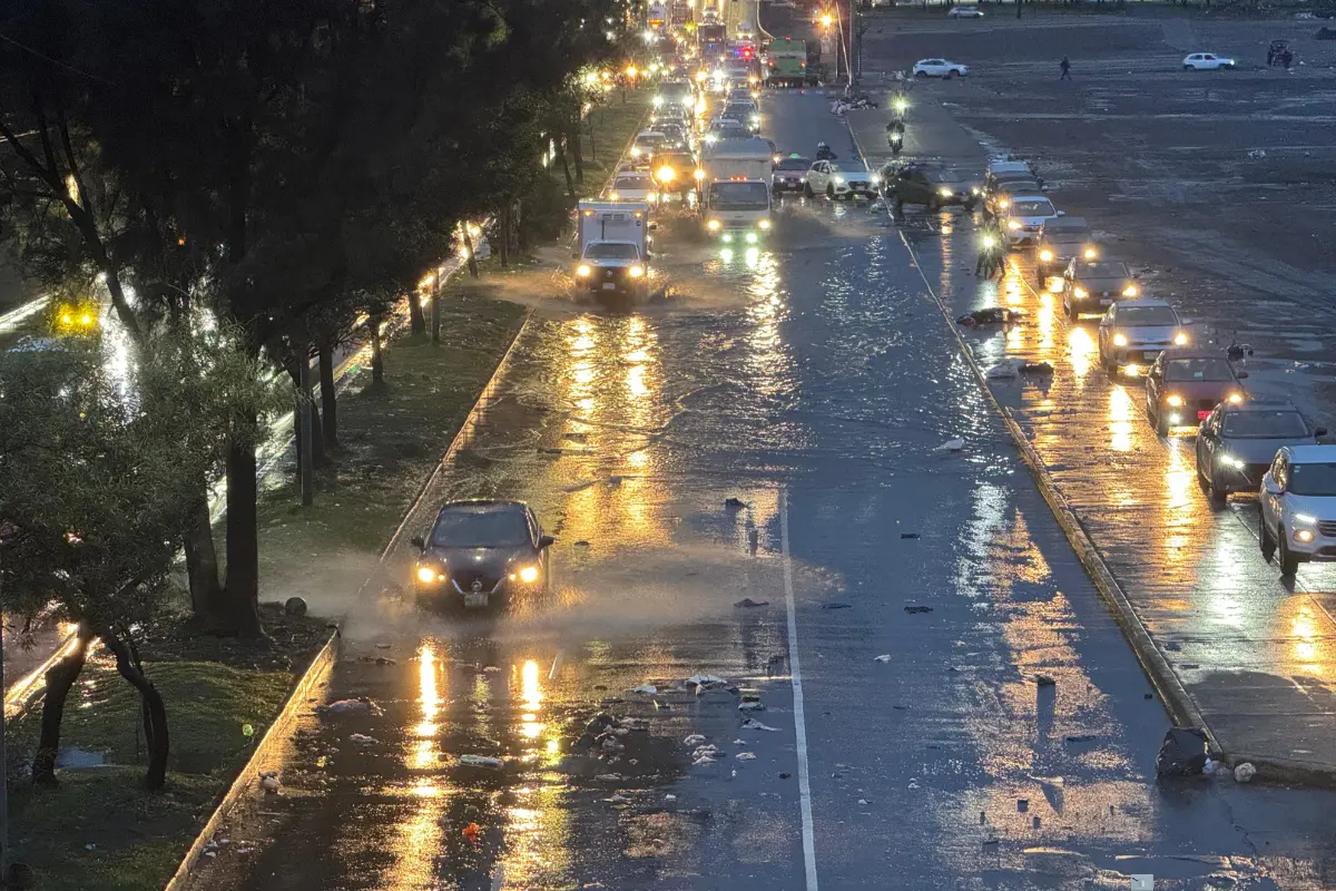 Lluvias e inundaciones hoy en CDMX, Foto: Luis Alfaro.