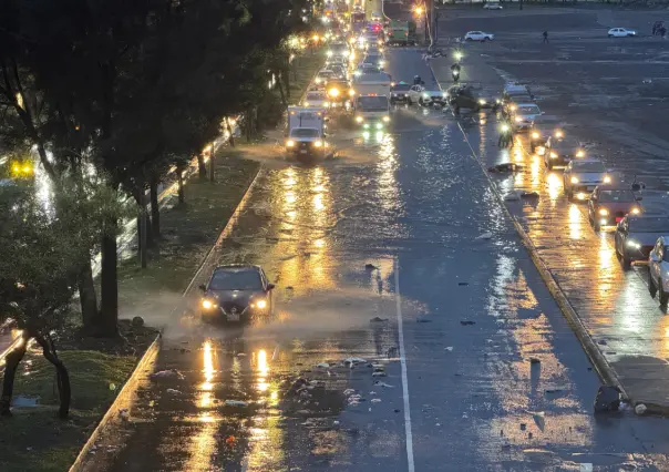 CDMX bajo el agua: lluvias causan inundaciones y caída de árboles