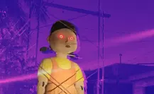 El escultor regio que se viralizó con muñeca enorme del “Juego del Calamar”