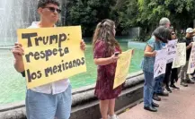 No Kings Day en CDMX, estadounidenses en México marchan contra políticas de Donald Trump