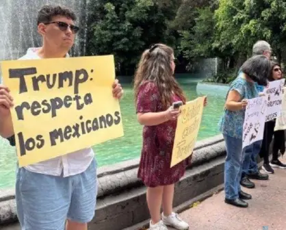 No Kings Day en CDMX, estadounidenses en México marchan contra políticas de Donald Trump