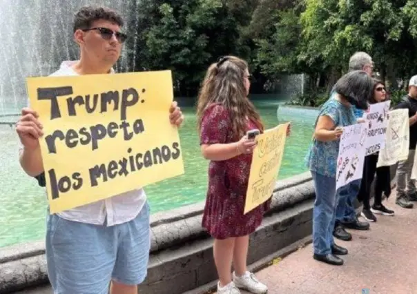 No Kings Day en CDMX, estadounidenses en México marchan contra políticas de Donald Trump