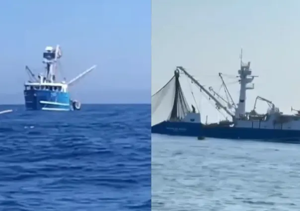 Denuncian invasión de barcos pesqueros industriales en costas de Baja California Sur