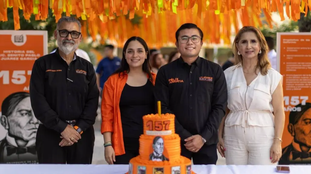 Félix Arratia celebra junto a familias juarenses el 157 aniversario del municipio