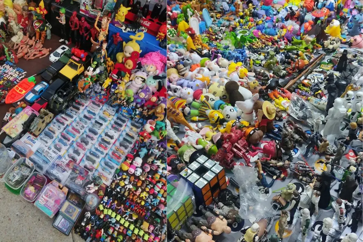 Puestos del Tianguis Rock Show en CDMX Foto: Google Maps | Canva