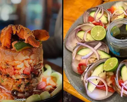 Mariscos en La Paz con buena atención y porciones generosas, según Google Maps