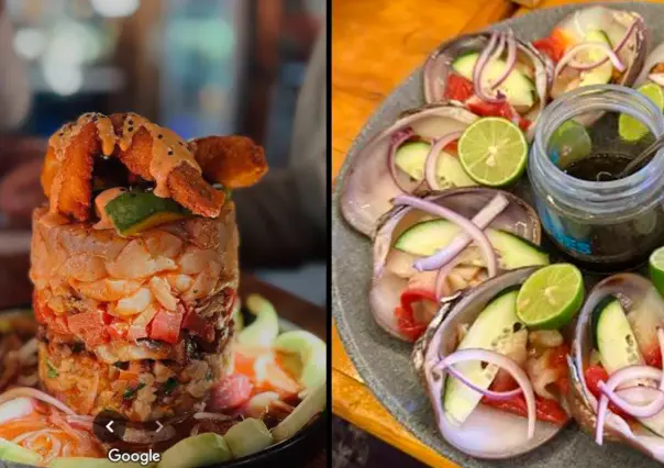 Mariscos en La Paz con buena atención y porciones generosas, según Google Maps