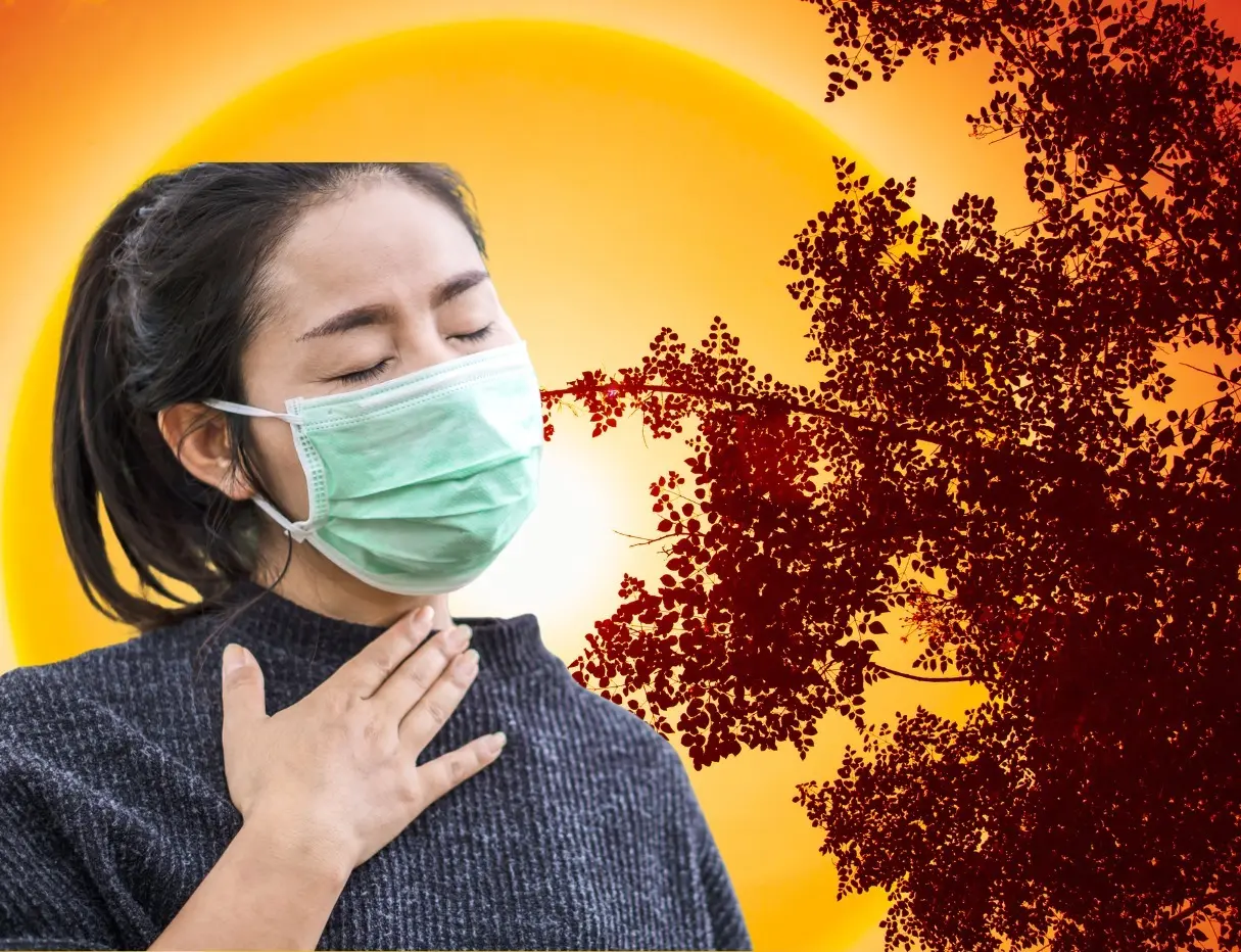 El aumento de temperatura genera condiciones que favorecen la concentración de contaminantes en la atmósfera. Foto: Canva.