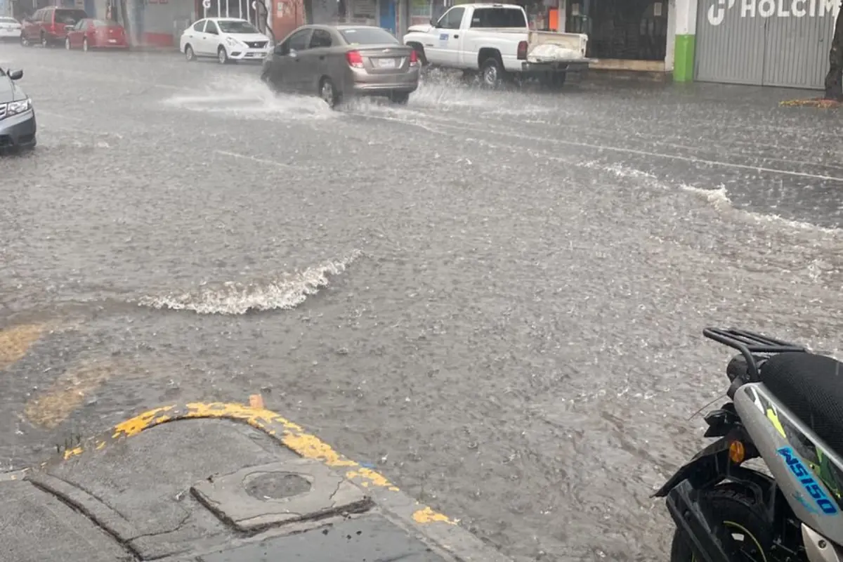 Lluvias en CDMX. Foto: Mario Flores