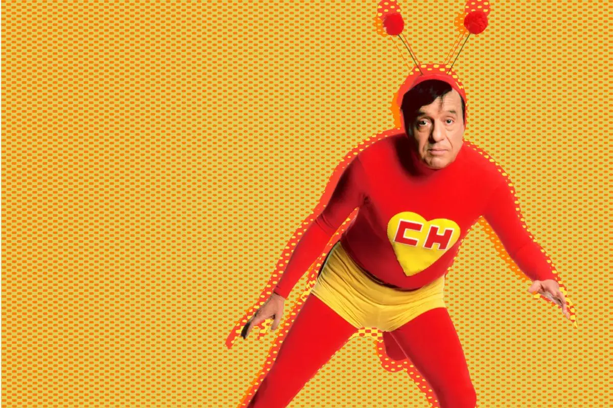 El Chapulín Colorado tendrá su primer aparición en el tercer episodio de la serie biográfica de Chespirito. FOTO: CANVA/Televisa