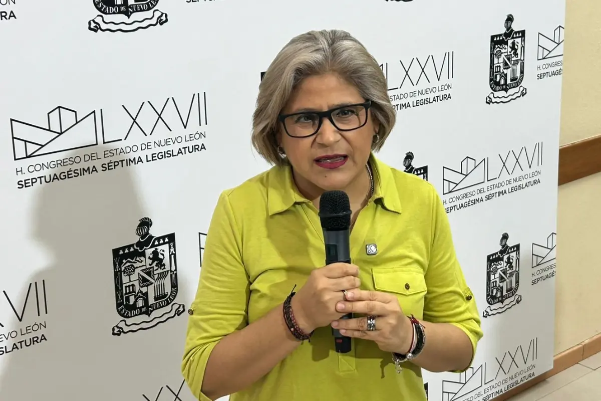 Sandra Pámanes, vicecoordinadora de Movimiento Ciudadano en el Congreso de Nuevo León. Foto: Diego Ovalle