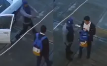 VIDEO | Así fue el asalto a un estudiante en Chimalhuacán; el ladrón lo sorprende desde un auto