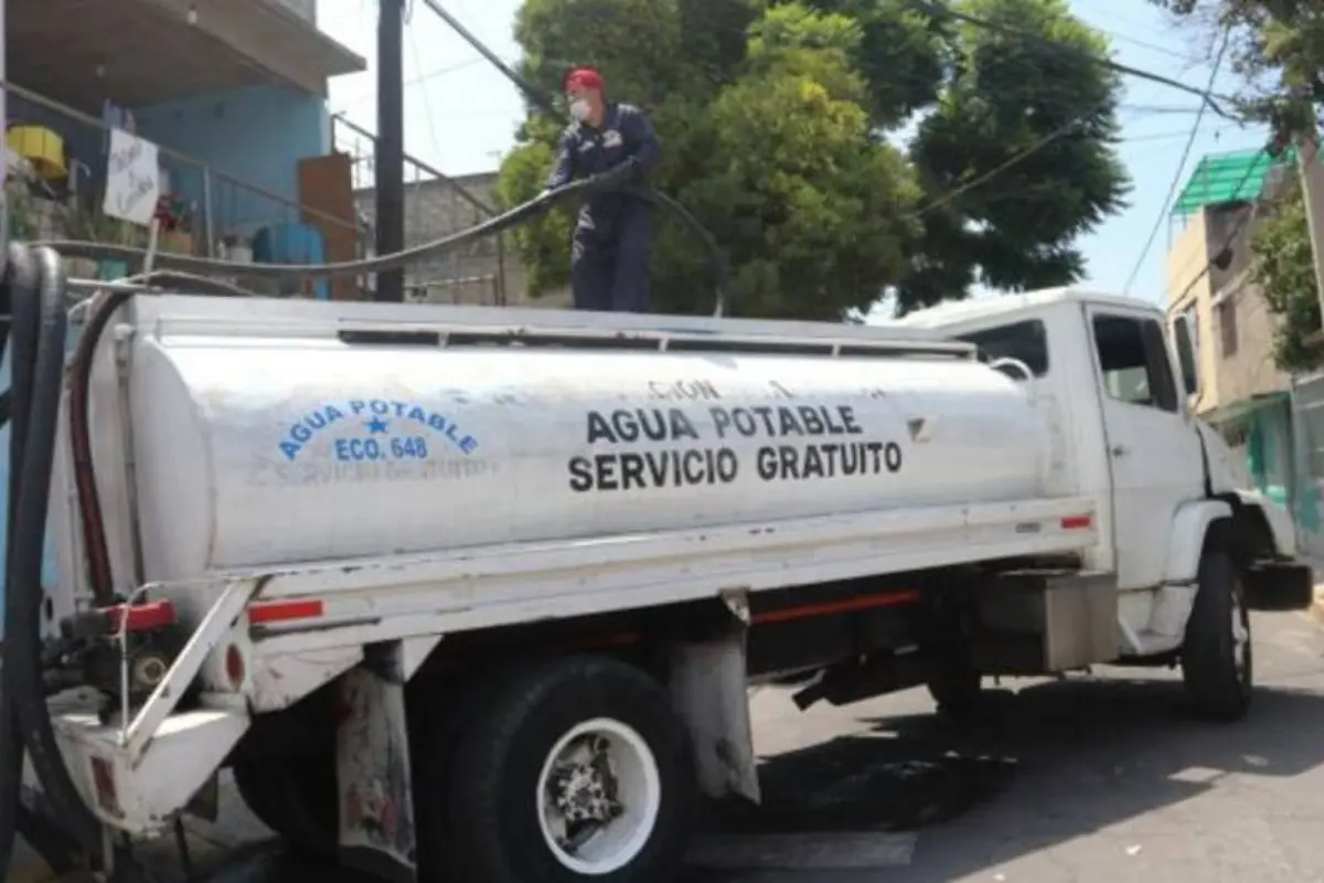 Esta es la Ruta de abastecimiento de agua por pipas – Ciudad Victoria. Foto: COMAPA