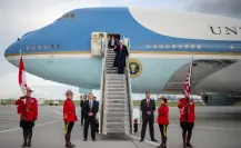Líderes mundiales llegan a Canadá para la Cumbre del G7