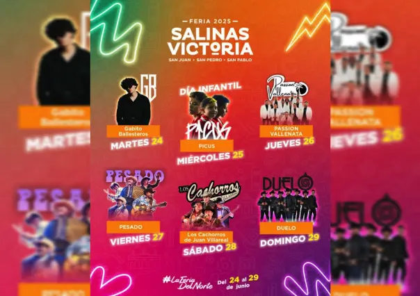 Este es el line up completo para la Feria del Norte 2025 de Salinas Victoria