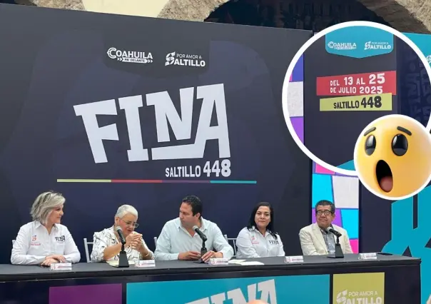 FINA 448 en Saltillo: Presentan cartelera completa; 12 días de actividades 