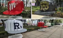 Gorras gigantes de béisbol invaden Reforma en CDMX y esta es la razón