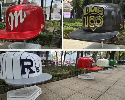 Gorras gigantes de béisbol invaden Reforma en CDMX y esta es la razón