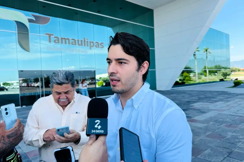 Luis Gerardo Iloldi Reyes, secretario del Trabajo en Tamaulipas. Foto: Carlos García