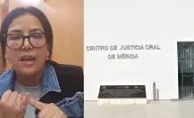 Madre protesta 24 horas en Centro de Justicia de Mérida ante la desaparición de su hija