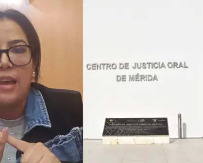 Madre protesta 24 horas en Centro de Justicia de Mérida ante la desaparición de su hija