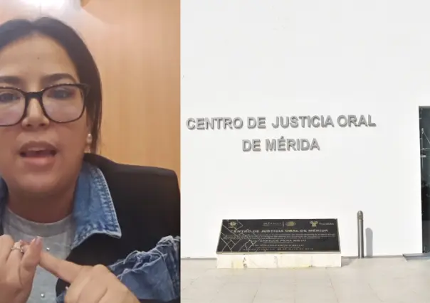 Madre protesta 24 horas en Centro de Justicia de Mérida ante la desaparición de su hija