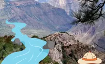 El río de Durango que marca los límites de Tepehuanes y Sinaloa